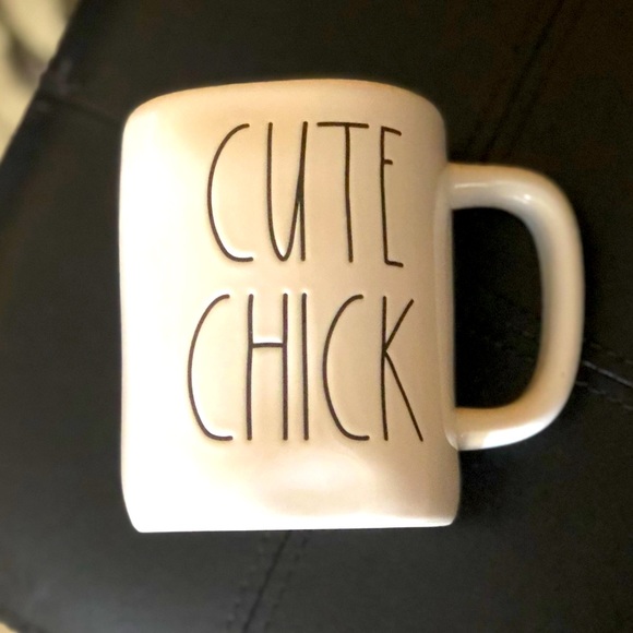 Rae Dunn Ceramic Mug - CUTE CHICK - Picture 1 of 3